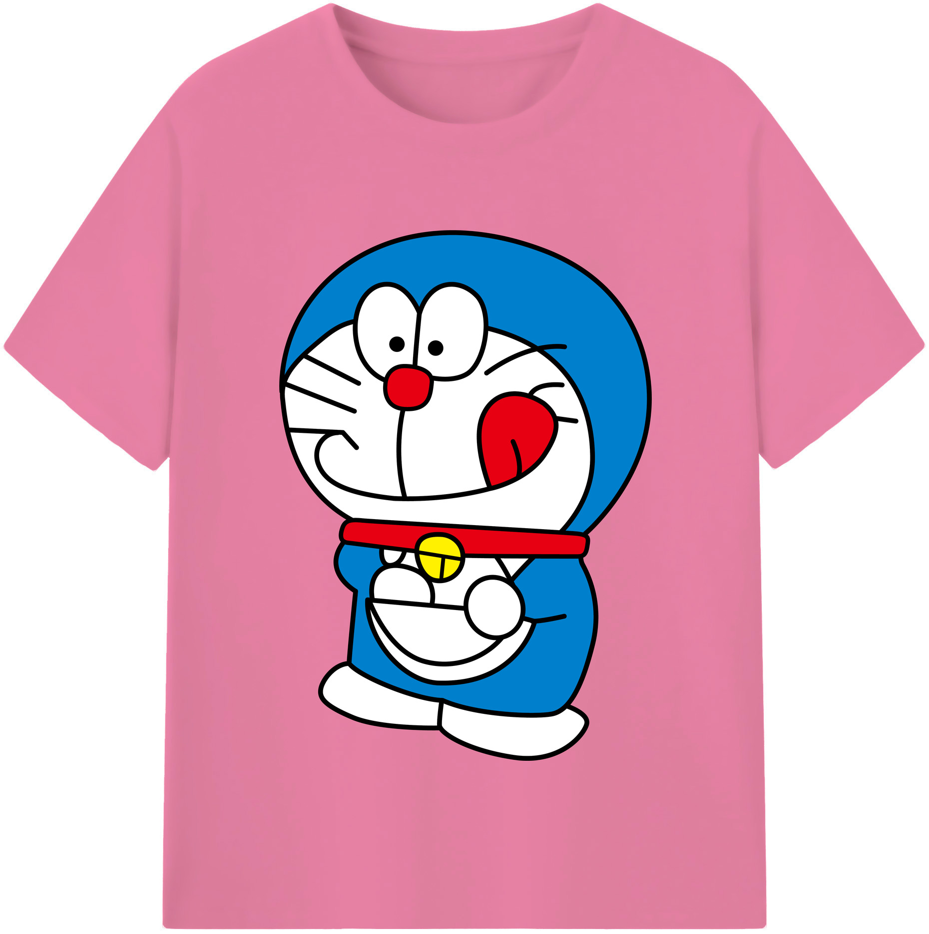 （画像用） ドラえもん Doraemon 綿100％半袖Tシャツ（フロントプリント）
